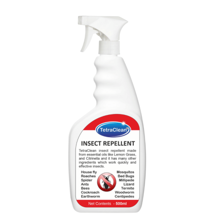Tetraclean Insect Repellent – Long-Lasting Protection Against Mosquitoes & Insects-500ml