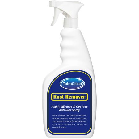 TetraClean Rust Remover Spray 500ml– Highly Effective Gas-Free Anti-Rust & Metal Protection Formula